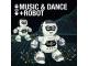 Robot AliBibi cu lumini, muzica si dans